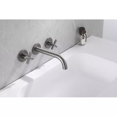 Смеситель ABBER Wasser Kreis AF81121NG для раковины скрытого монтажа, никель, Выбрать цвет: Никель, изображение 2