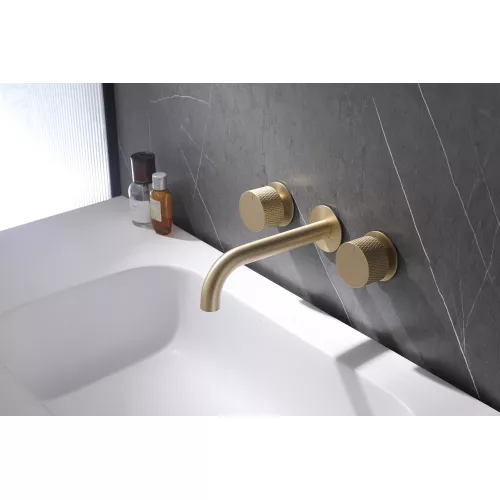 Смеситель ABBER Wasser Kreis AF81122G для раковины скрытого монтажа, золото матовое, Выбрать цвет: Золото матовое, изображение 2