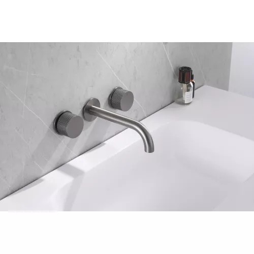 Смеситель ABBER Wasser Kreis AF81122NG для раковины скрытого монтажа, никель, Выбрать цвет: Никель, изображение 2