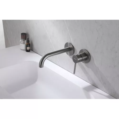 Смеситель ABBER Wasser Kreis AF8112NG для раковины скрытого монтажа, никель, Выбрать цвет: Никель, изображение 2