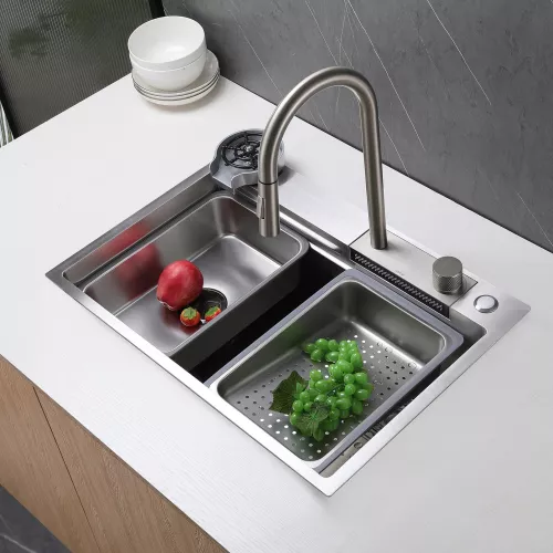 Смеситель ABBER Wasser Kreis AF8114SP для кухни с выдвижной лейкой, сатин, Выбрать цвет: Сатин, изображение 2