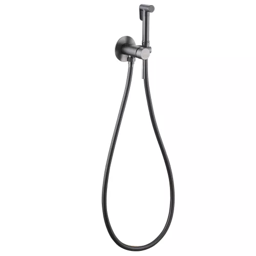 Смеситель ABBER Wasser Kreis AF8125NG с гигиеническим душем, никель, Выбрать цвет: Никель, изображение 2