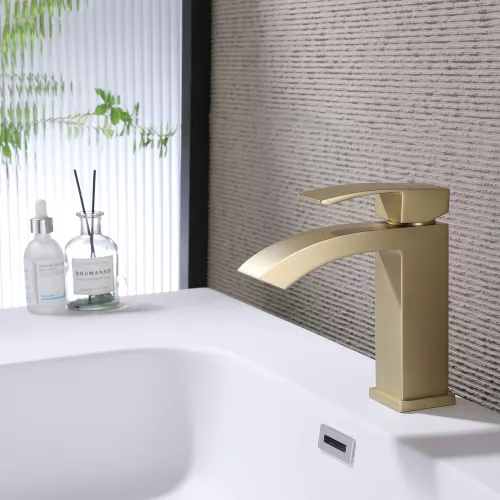 Смеситель ABBER Wasserfall AF8610G для раковины, золото матовое, Выбрать цвет: Золото матовое, изображение 2