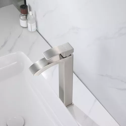 Смеситель ABBER Wasserfall AF8611SP для накладной раковины, сатин, Выбрать цвет: Сатин, изображение 2