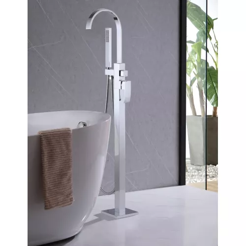 Смеситель ABBER Wasserfall AF8615 напольный, хром, Выбрать цвет: Хром, изображение 2