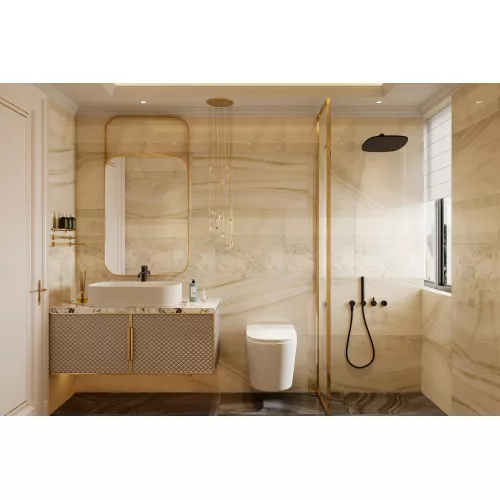 Унитаз ABBER Bequem AC1102TMW подвесной белый матовый, безободковый, смыв торнадо, Выбрать цвет: Белый, изображение 6