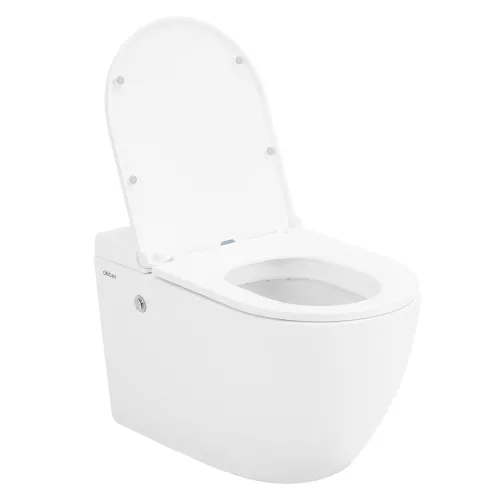 Унитаз ABBER Bequem AC1108P подвесной белый с импульсным смывом, изображение 2