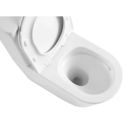 Унитаз ABBER Bequem AC1112T компакт белый, безободковый, смыв торнадо, изображение 2