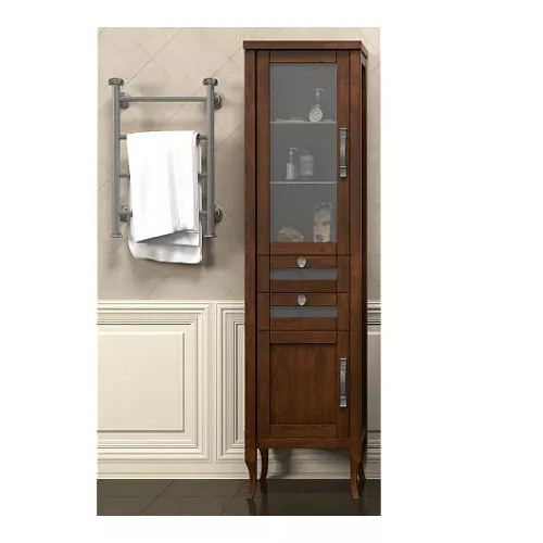 Пенал одностворчатый левый OPADIRIS  Мираж  светлый орех, Ориентация: Левая, Выбрать цвет: Светлый орех, изображение 4