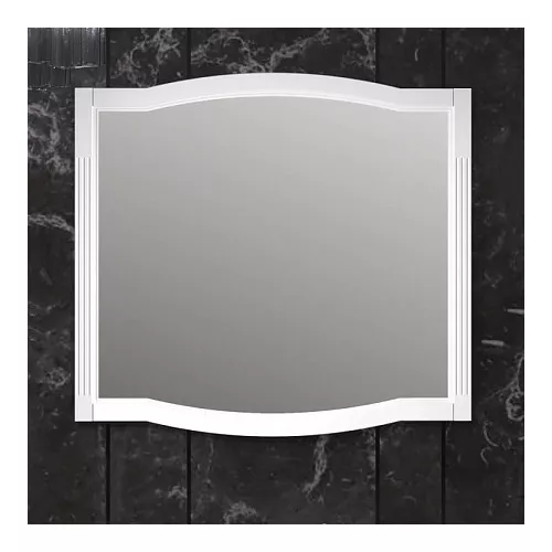 Зеркало Opadiris Лаура, Выбрать размер: 100, Выбрать цвет: Белый/хром, изображение 2