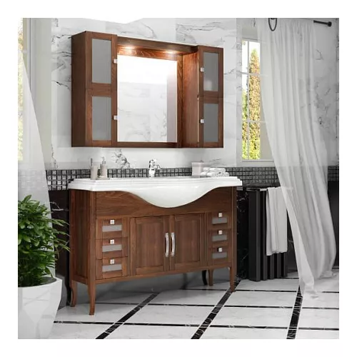 Шкаф OPADIRIS Мираж, светлый орех, подвесной, универсальный, изображение 3