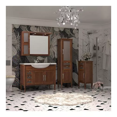 Пенал одностворчатый правый OPADIRIS  Мираж  светлый орех, Ориентация: Правая, Выбрать цвет: Светлый орех, изображение 4