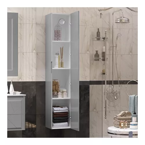 Пенал универсальный OPADIRIS Луиджи  серый, Выбрать цвет: Серый, изображение 3