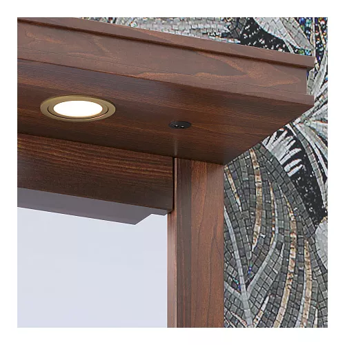 Зеркало OPADIRIS Мираж 65/80, светлый орех, Выбрать размер: 65, изображение 4