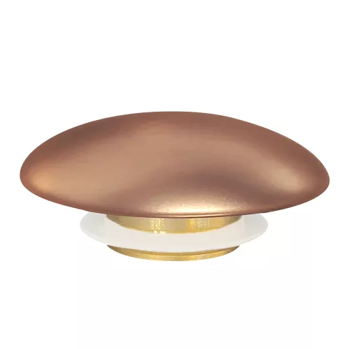 Накладка на слив для раковины ABBER AC0014MRG розовое золото матовое, керамика, Выбрать цвет: розовое золото матовое, изображение 2