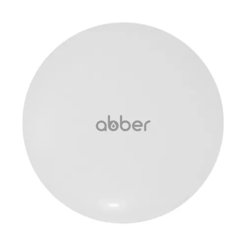 Водоотведение: Накладка на слив для раковины ABBER AC0014MW белая матовая, керамика 1 в магазине Акватория