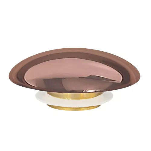 Накладка на слив для раковины ABBER AC0014RG розовое золото, керамика, Выбрать цвет: Розовое золото, изображение 2