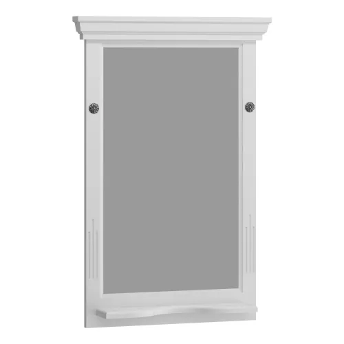 Зеркало Opadiris Риспекто , цвет белый матовый, с выключателем, Выбрать цвет: Белый матовый, Выбрать размер: 65, изображение 2