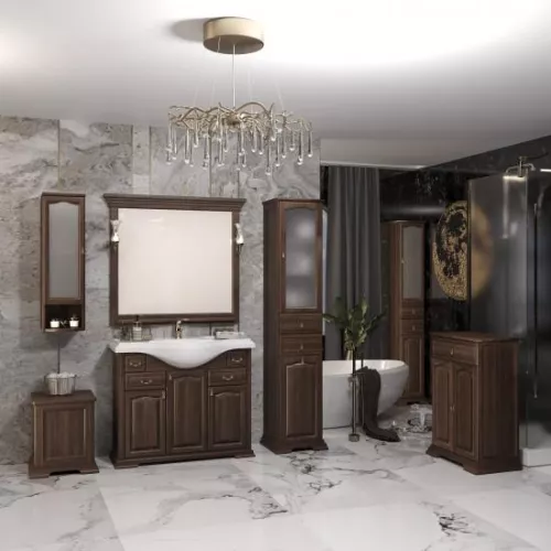 Комод Opadiris Риспекто, цвет орех антикварный, вар. 2, Выбрать цвет: Орех антикварный, изображение 4