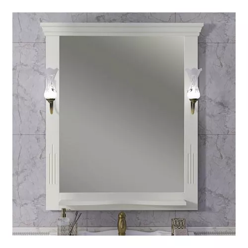 Зеркало OPADIRIS Риспекто  слоновая кость, с выключателем, Выбрать цвет: Слоновая кость, Выбрать размер: 85, изображение 2