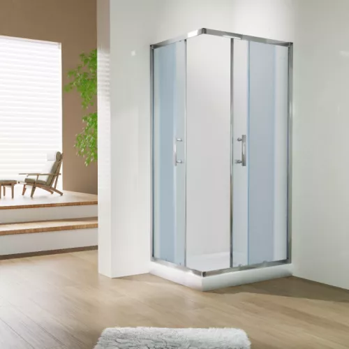 Душевой уголок ESBANO ESR-8022C, Цвет профиля: Хром, Выбрать размер: 100х80, изображение 2