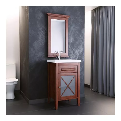 Зеркало OPADIRIS  Палермо Светлый орех, Выбрать цвет: Светлый орех, Выбрать размер: 50, изображение 3