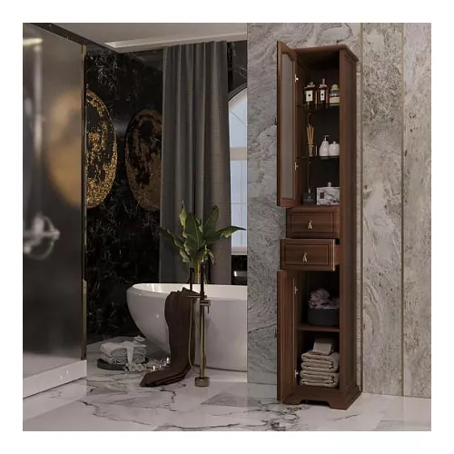 Пенал OPADIRIS Риспекто-30 левый/правый орех антикварный, Выбрать цвет: Орех антикварный, Ориентация: Левая, изображение 3