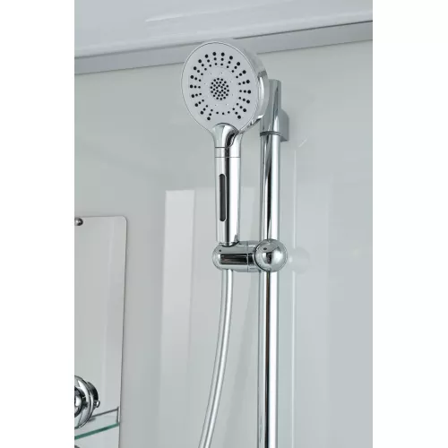 Душевая кабина AvaCan D2080/2090/2010 матовое стекло, низкий поддон, Цвет стекла: матовое, Цвет профиля: Хром, Выбрать размер: 80х80, Внешний вид: без гидромассажа, Наличие крыши: есть, изображение 11