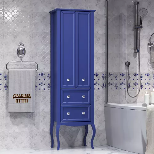 Пенал Opadiris Валери 56 двухстворчатый, цвет сапфир, Выбрать цвет: Сапфир, изображение 2