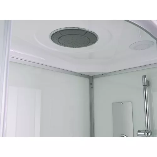 Душевая кабина AvaCan D2012R/L матовое стекло , низкий поддон, Цвет профиля: Хром, Выбрать размер: 120х80, Внешний вид: без гидромассажа, Наличие крыши: есть, Ориентация: правая, изображение 8