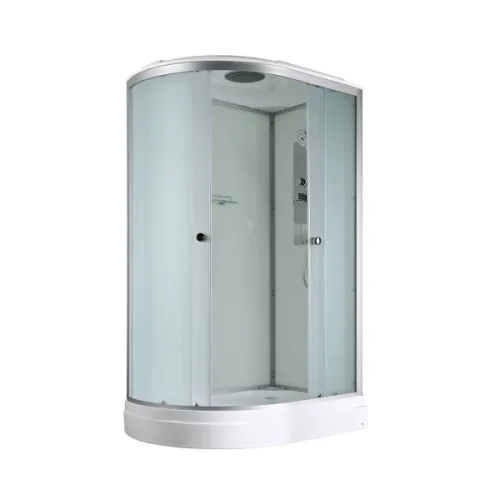 Душевая кабина AvaCan D2012R/L матовое стекло , низкий поддон, Цвет профиля: Хром, Выбрать размер: 120х80, Внешний вид: без гидромассажа, Наличие крыши: есть, Ориентация: правая