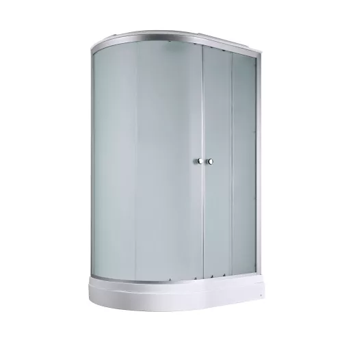 Душевая кабина AvaCan D2012R/L матовое стекло , низкий поддон, Цвет профиля: Хром, Выбрать размер: 120х80, Внешний вид: без гидромассажа, Наличие крыши: есть, Ориентация: правая