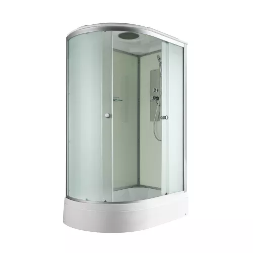 Душевая кабина AvaCan D3012R/L матовое стекло , средний поддон, Цвет профиля: Хром, Выбрать размер: 120х80, Внешний вид: без гидромассажа, Наличие крыши: есть, Ориентация: правая