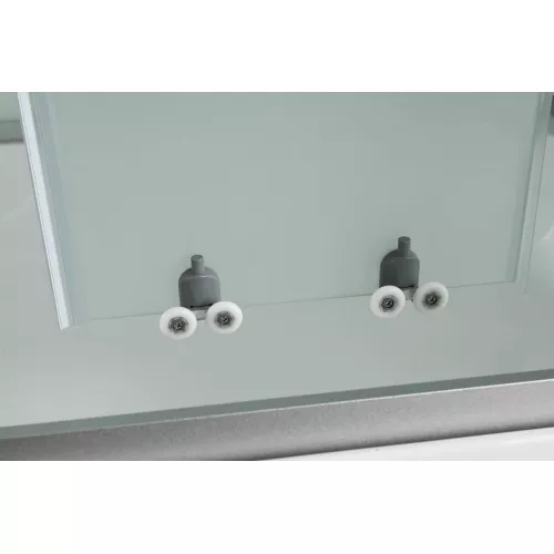 Душевая кабина AvaCan D5012R/L матовое стекло, высокий поддон, Цвет профиля: Хром, Выбрать размер: 120х80, Внешний вид: без гидромассажа, Наличие крыши: есть, Ориентация: правая, изображение 14