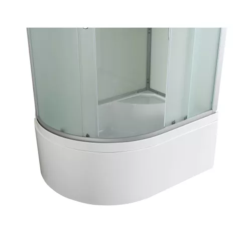 Душевая кабина AvaCan D5012R/L матовое стекло, высокий поддон, Цвет профиля: Хром, Выбрать размер: 120х80, Внешний вид: без гидромассажа, Наличие крыши: есть, Ориентация: правая, изображение 6