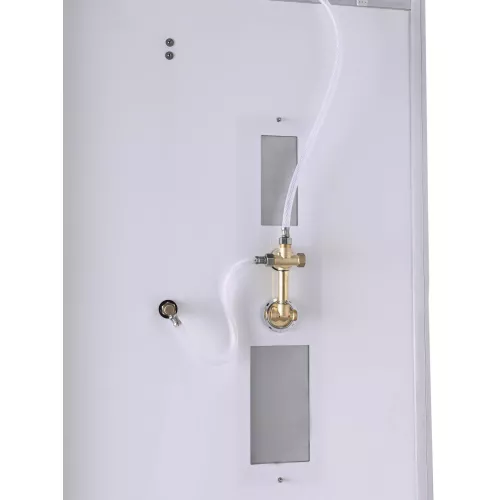 Душевая кабина AvaCan D5012R/L матовое стекло, высокий поддон, Цвет профиля: Хром, Выбрать размер: 120х80, Внешний вид: без гидромассажа, Наличие крыши: есть, Ориентация: правая, изображение 15