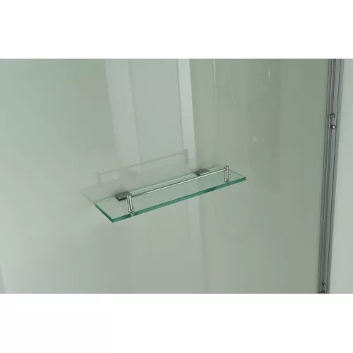 Душевая кабина AvaCan D5012R/L матовое стекло, высокий поддон, Цвет профиля: Хром, Выбрать размер: 120х80, Внешний вид: без гидромассажа, Наличие крыши: есть, Ориентация: правая, изображение 13