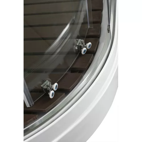 Душевая кабина AvaCan EM2080/2090/2010/2011T прозрачное стекло , низкий поддон, Цвет стекла: прозрачное, Цвет профиля: Хром, Выбрать размер: 80х80, Внешний вид: без гидромассажа, Наличие крыши: есть, изображение 12