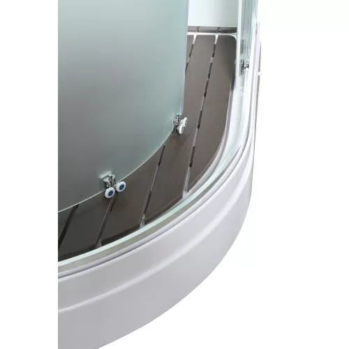 Душевая кабина AvaCan EM2080/2090/2010 матовое стекло, низкий поддон, Цвет стекла: матовое, Цвет профиля: Хром, Выбрать размер: 80х80, Внешний вид: без гидромассажа, Наличие крыши: есть, изображение 16