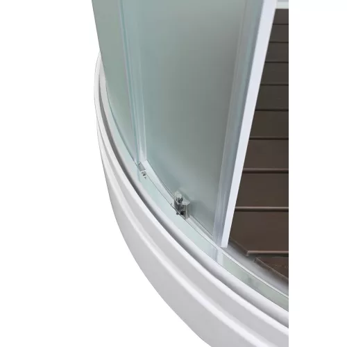 Душевая кабина AvaCan EM2080/2090/2010 матовое стекло, низкий поддон, Цвет стекла: матовое, Цвет профиля: Хром, Выбрать размер: 80х80, Внешний вид: без гидромассажа, Наличие крыши: есть, изображение 15