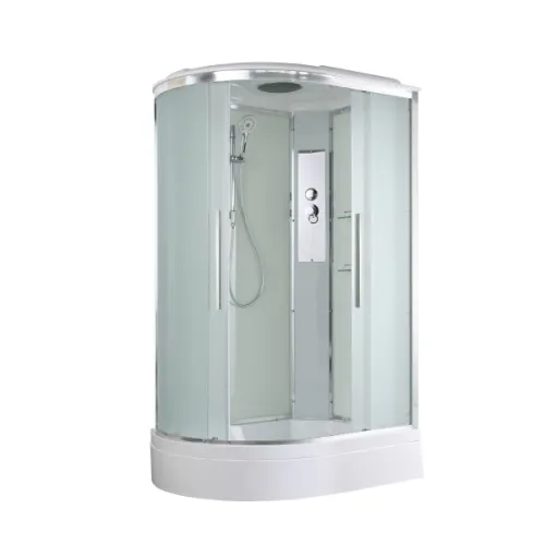 Душевая кабина AvaCan EM3812/3912 L/R матовое стекло , средний поддон, Цвет стекла: матовое, Цвет профиля: Хром, Выбрать размер: 120х80, Внешний вид: без гидромассажа, Наличие крыши: есть, Ориентация: правая
