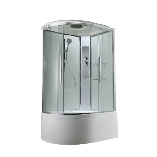 Душевая кабина AvaCan EM5811/5812/5912T L/R прозрачное стекло, высокий поддон, Цвет стекла: прозрачное, Цвет профиля: Хром, Выбрать размер: 110х80, Внешний вид: без гидромассажа, Наличие крыши: есть, Ориентация: правая