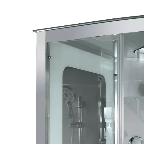 Душевая кабина AvaCan A2090/2010 прозрачное стекло , низкий поддон, Цвет стекла: прозрачное, Цвет профиля: Хром, Выбрать размер: 90х90, Внешний вид: без гидромассажа, Наличие крыши: есть, изображение 19