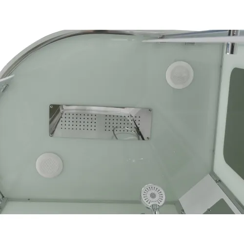 Душевая кабина AvaCan A2812/2912 L/R прозрачное стекло , низкий поддон, Цвет стекла: прозрачное, Цвет профиля: Хром, Выбрать размер: 120х80, Внешний вид: без гидромассажа, Наличие крыши: есть, Ориентация: правая, изображение 10