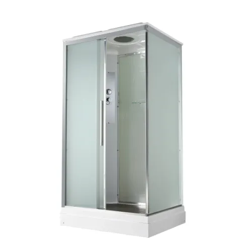 Душевая кабина AvaCan KD2911/KD2912 матовое стекло, низкий поддон, Цвет стекла: матовое, Цвет профиля: Хром, Выбрать размер: 110х90, Внешний вид: без гидромассажа, Наличие крыши: есть