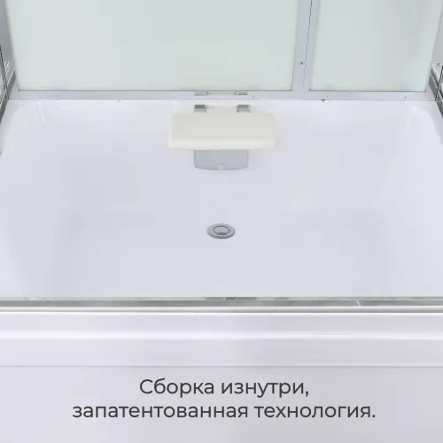 Душевая кабина AvaCan V5012/5015/5016/5017 прозрачное/высокий, Цвет стекла: прозрачное, Цвет профиля: Хром, Выбрать размер: 120х90, Внешний вид: без гидромассажа, Наличие крыши: есть, изображение 10