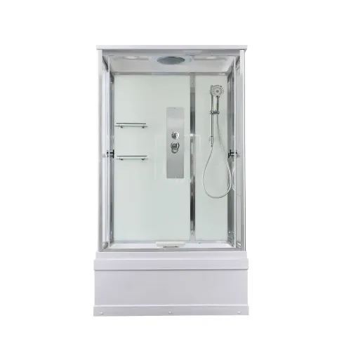 Душевая кабина AvaCan V5012/5015/5016/5017 прозрачное/высокий, Цвет стекла: прозрачное, Цвет профиля: Хром, Выбрать размер: 120х90, Внешний вид: без гидромассажа, Наличие крыши: есть, изображение 4