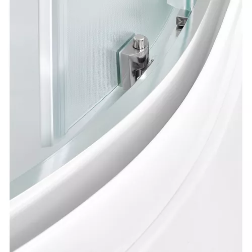 DTO Душевая кабина EM4512, Цвет стекла: с рисунком, Выбрать размер: 80х120, Ориентация: левая, Комплектация: без крыши, LED, гидромассаж, изображение 6