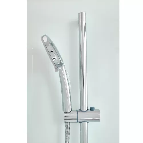 DTO Душевая кабина EM4512, Цвет стекла: с рисунком, Выбрать размер: 80х120, Ориентация: левая, Комплектация: без крыши, LED, гидромассаж, изображение 8