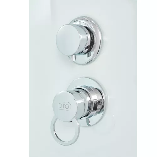 DTO Душевая кабина EM4512, Цвет стекла: с рисунком, Выбрать размер: 80х120, Ориентация: левая, Комплектация: без крыши, LED, гидромассаж, изображение 10